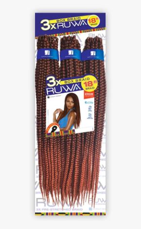 SENSATIONNEL RUWA 3X Box Braid Crochet 18